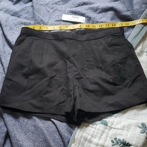 J. Crew black cotton shorts 4 NWT